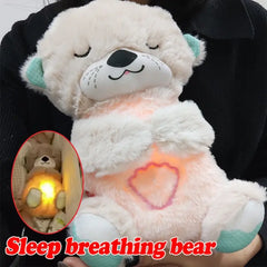 Otter Sleep Buddy Sleepy with Calming Music, Lights, & Rhythmic Breathing Motion