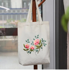 Canvas Bag Embroidered Diy Material Kit