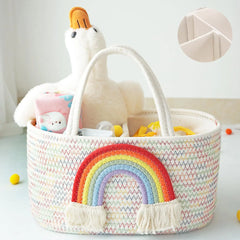 Meozhy Nursery Basket, Easter Basket, Diaper Caddy Storage