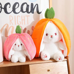 Cute Strawberry Rabbit Plush Toy 18cm, 25cm, 35cm