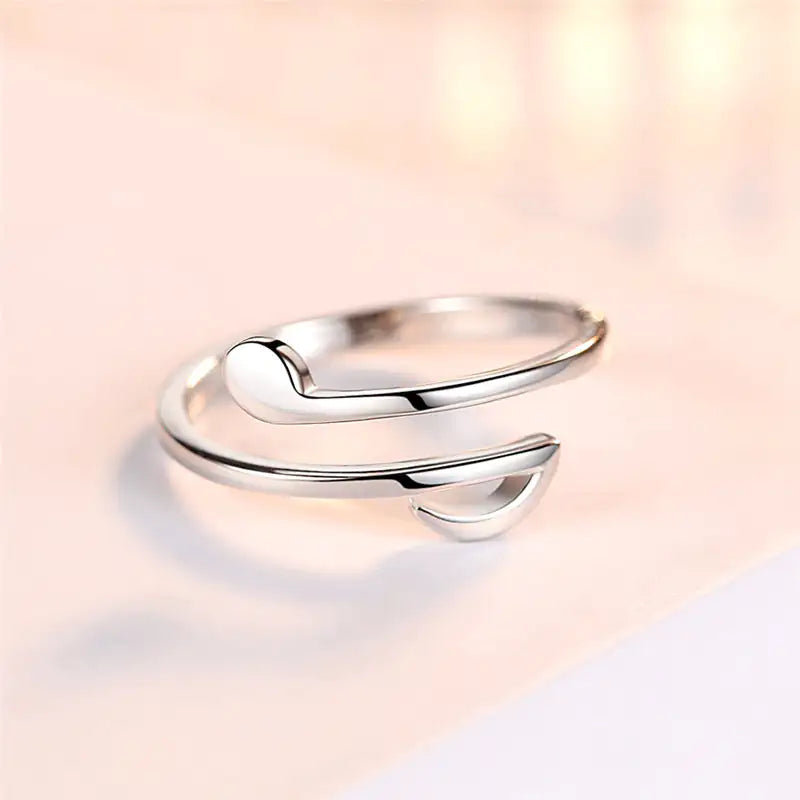 Luxury Jewelry Adjustable Music Rings