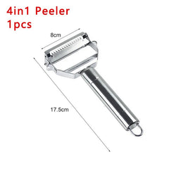 Stainless Steel Kitchen Vegetable Multi-Functional Peeler