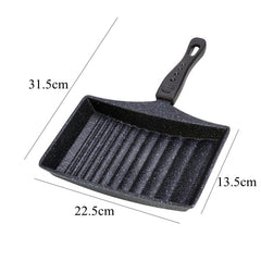 Non-Stick Wave-Bottom Tamagoyaki Omelette Frying Pan