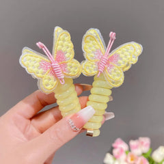 Kids' Embroidered Butterfly Hair Ring