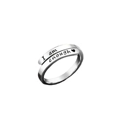 I am enough ring  hotsale Awareness Ring jewelry